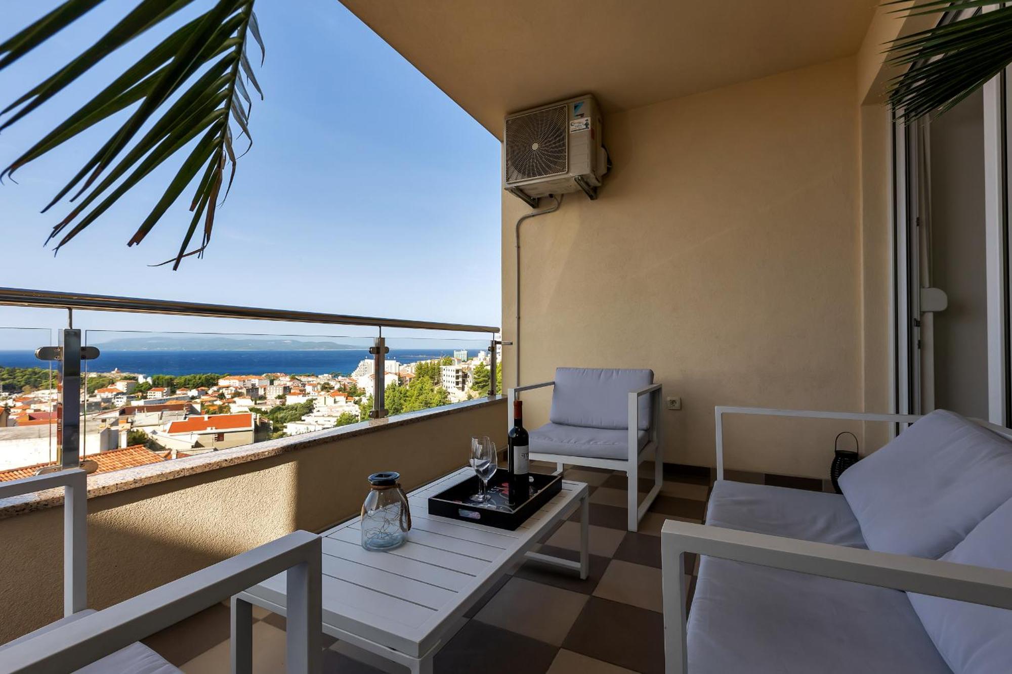 Sea View Apartments Dammi With Free Parking Makarska Exteriör bild
