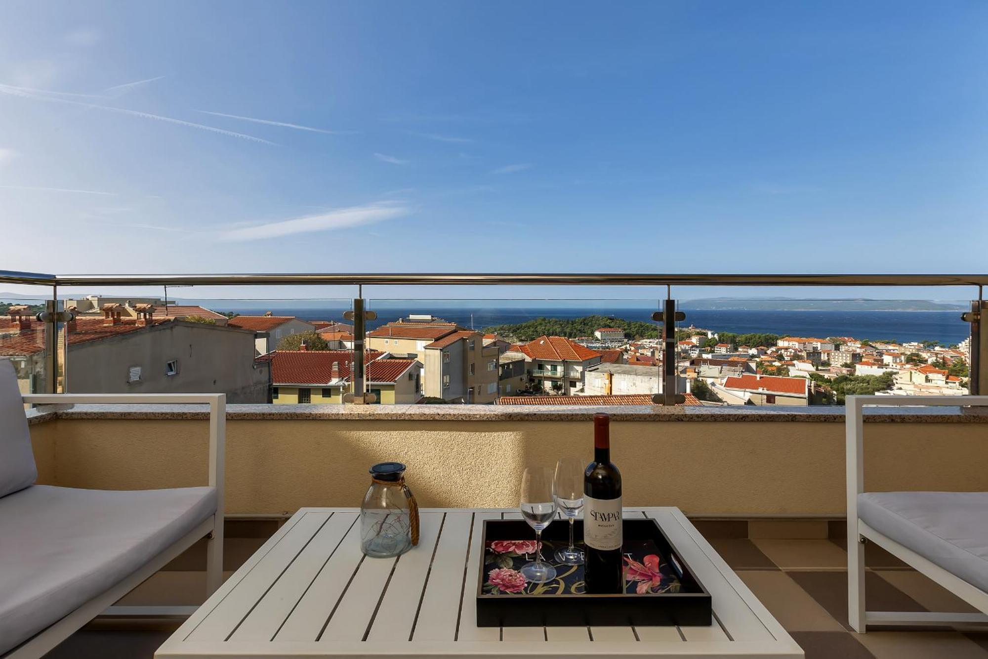 Sea View Apartments Dammi With Free Parking Makarska Exteriör bild