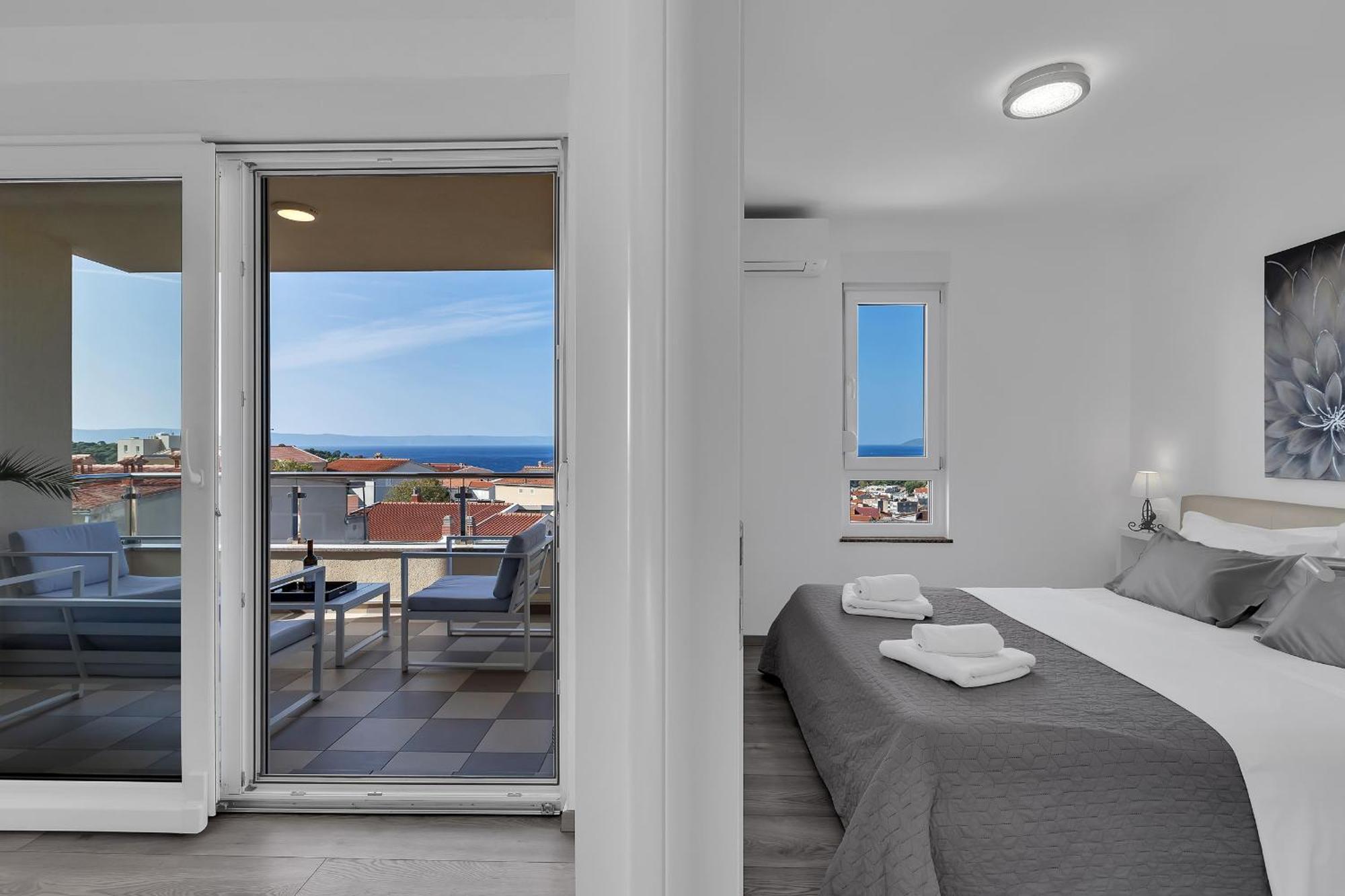 Sea View Apartments Dammi With Free Parking Makarska Exteriör bild