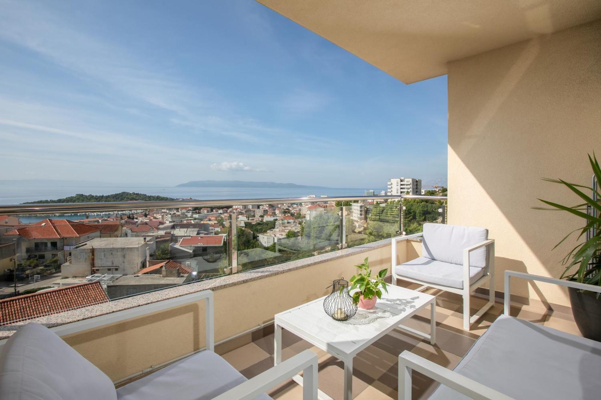 Sea View Apartments Dammi With Free Parking Makarska Exteriör bild