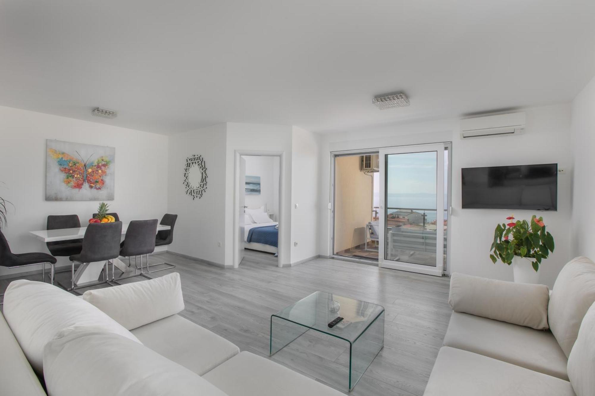 Sea View Apartments Dammi With Free Parking Makarska Exteriör bild